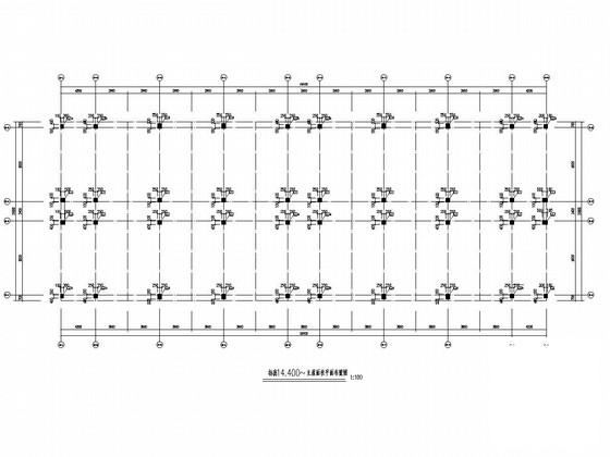 6层框架结构高中宿舍楼结构CAD施工图纸(基础设计等级) - 3