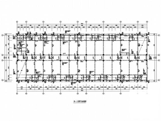 6层框架结构高中宿舍楼结构CAD施工图纸(基础设计等级) - 4