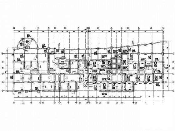 26层剪力墙结构住宅楼结构CAD施工图纸(梁平法配筋图) - 2