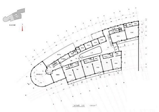 九班3层幼儿园建筑方案设计CAD图纸（实景照片、初设图纸）(平面图) - 4