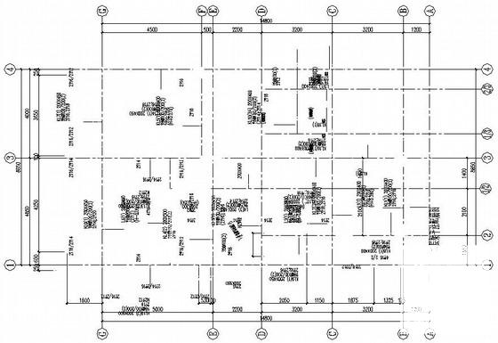 3层异形柱独立基础框剪别墅结构CAD施工图纸（7度抗震） - 2