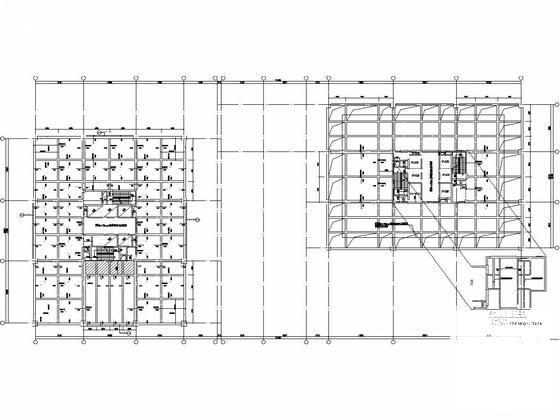 框筒结构双塔办公楼结构CAD施工图纸（建筑图纸） - 5