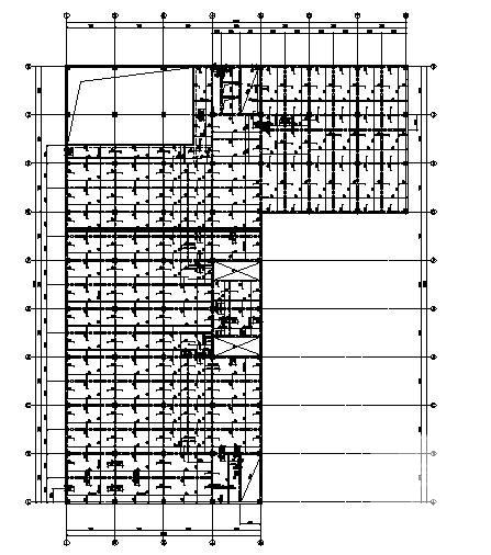6层框架结构教学实验楼结构CAD施工图纸（建筑图纸） - 2