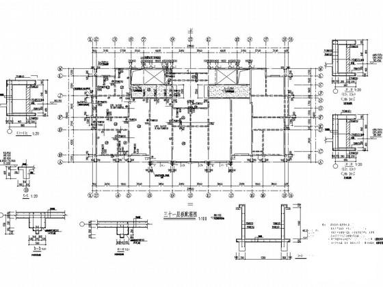 32层剪力墙结构高层住宅楼结构CAD施工图纸 - 3