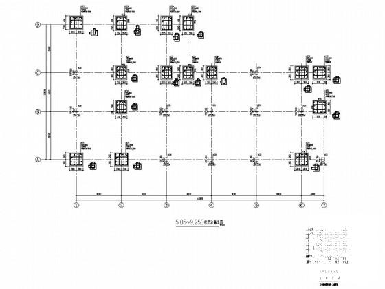 5层框架结构垃圾焚烧厂综合楼结构图纸（建筑图纸）(柱下独立基础) - 3