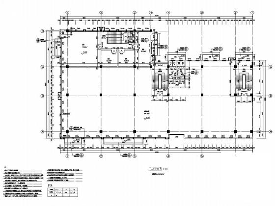5层框架结构垃圾焚烧厂综合楼结构图纸（建筑图纸）(柱下独立基础) - 5