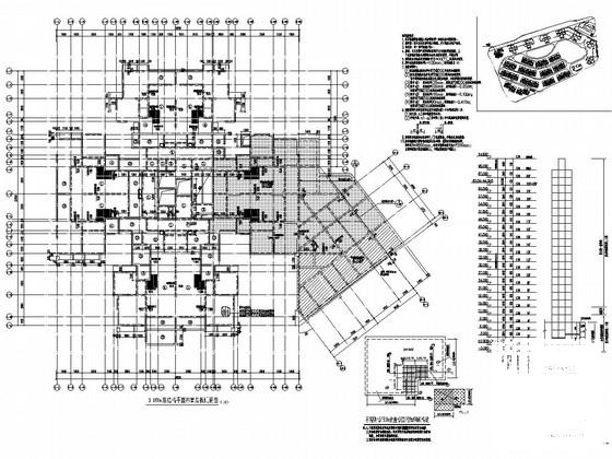 30剪力墙结构高层住宅楼结构CAD施工图纸 - 3