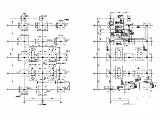 6层框剪结构电控楼结构CAD施工图纸 - 1