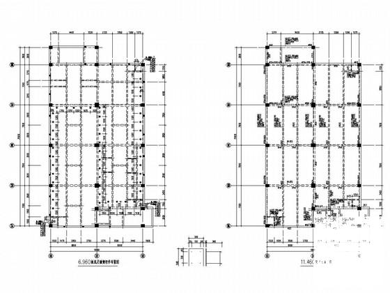 6层框剪结构电控楼结构CAD施工图纸 - 3