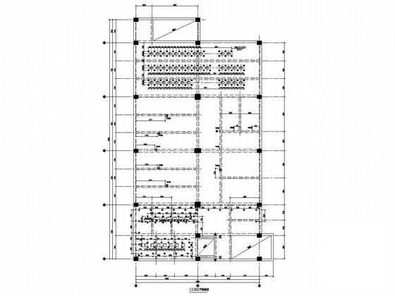 6层框剪结构电控楼结构CAD施工图纸 - 4