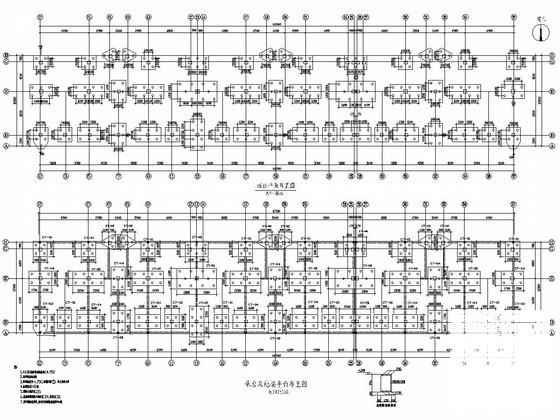 6层框架结构住宅楼结构CAD施工图纸(梁配筋图) - 1