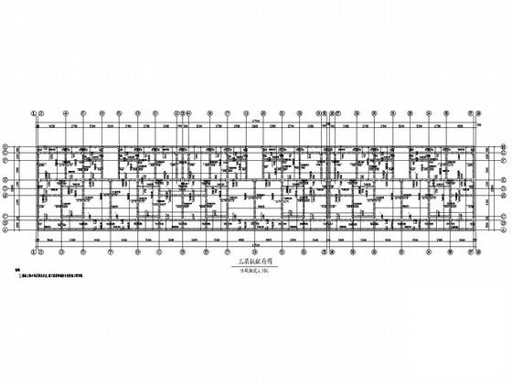 6层框架结构住宅楼结构CAD施工图纸(梁配筋图) - 2