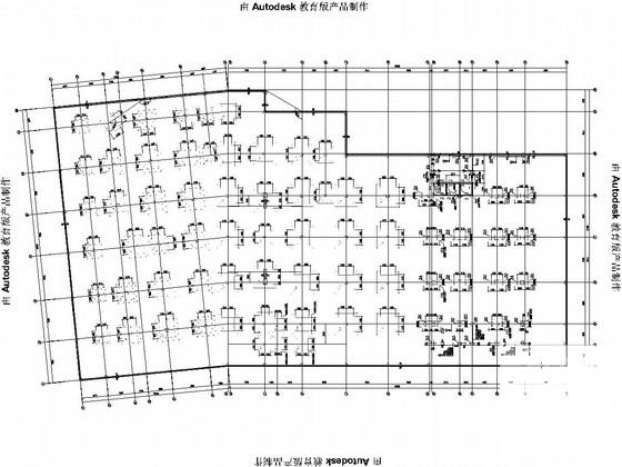 15层框剪结构办公楼结构设计CAD施工图纸 - 1