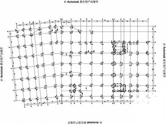 15层框剪结构办公楼结构设计CAD施工图纸 - 3