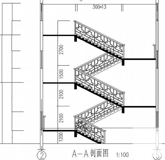 仿唐古建阁混凝土框架结构CAD施工图纸(建筑设计说明) - 4
