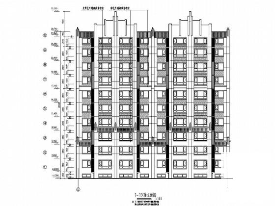 9层框架剪力墙结构住宅结构图纸（建筑图纸、带阁楼） - 1