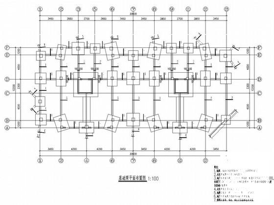 9层框架剪力墙结构住宅结构图纸（建筑图纸、带阁楼） - 2