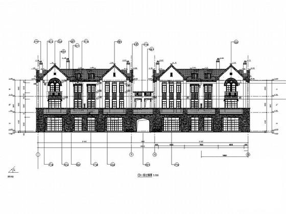 3层两联排及三联排商业楼结构施工图纸（详细建筑施工图纸）(柱下独立基础) - 1