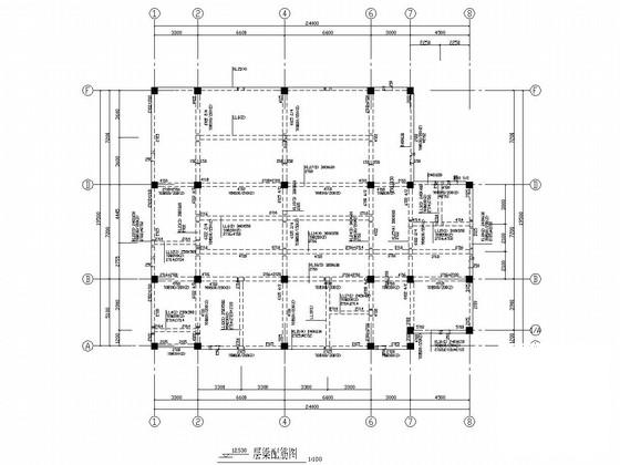 两层局部3层框架结构检查站办公楼结构图纸（建筑图纸） - 2