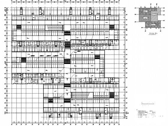 单层框剪结构地下车库建筑及结构图纸（15000平） - 1