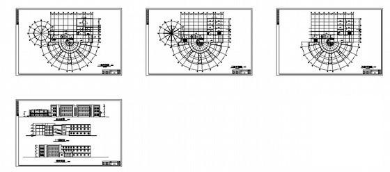 现代小区二期工程幼儿园建筑方案设计图纸（高9.6m） - 3