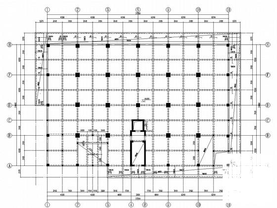 12层桩基础框剪结构商业楼结构CAD施工图纸（6度抗震） - 4