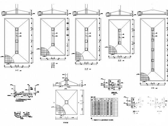 6层框架结构商厦结构CAD施工图纸(板配筋图) - 4