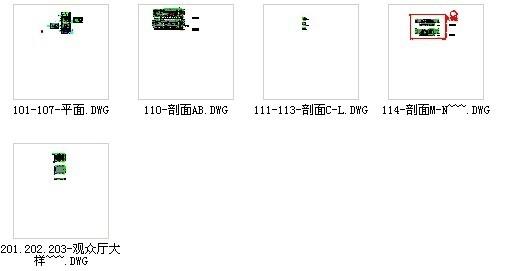 知名高校现代风格2层礼堂建筑方案设计CAD图纸（高14.4m）(平面图) - 4