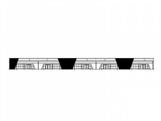 汽车交易场B1品牌二手店建筑方案设计CAD图纸（初设图纸、高9.2m）(平面图) - 1