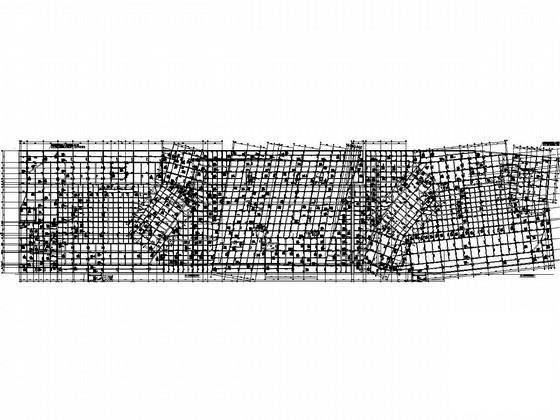 框剪结构桩基础商业楼结构CAD施工图纸（6度抗震） - 2