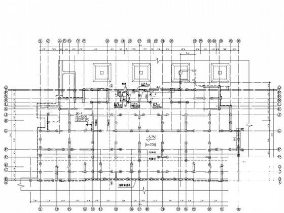 22层桩基础剪力墙结构住宅楼结构CAD施工图纸（7度抗震） - 1