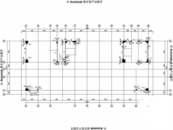 19层独立基础框剪结构宾馆结构CAD施工图纸（7度抗震） - 4