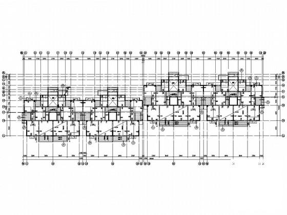 11层桩基础剪力墙结构住宅楼结构CAD施工图纸（6度抗震） - 1