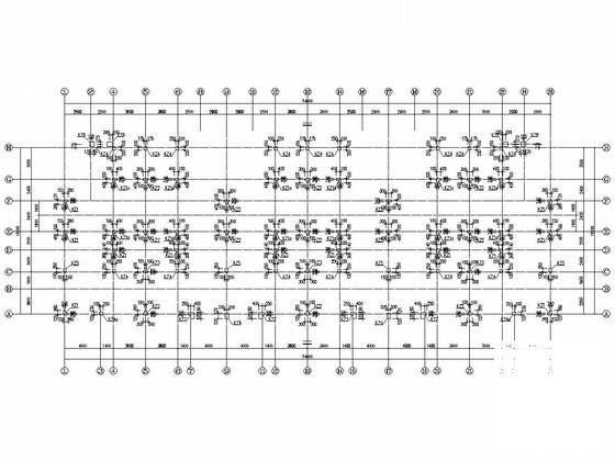 3层框架结构住宅楼结构CAD施工图纸（6度抗震）(平面布置图) - 4