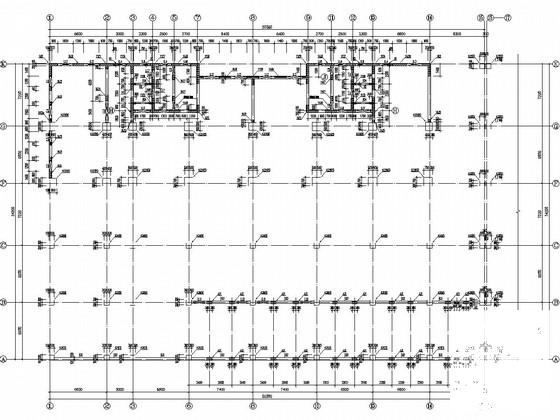 18层筏形基础框剪结构住宅楼结构CAD施工图纸（6度抗震）(边缘构件配筋) - 1