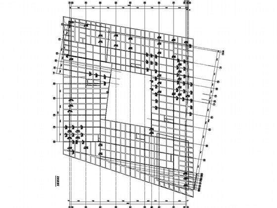 地下车库框剪结构住宅楼结构CAD施工图纸（6度抗震） - 3