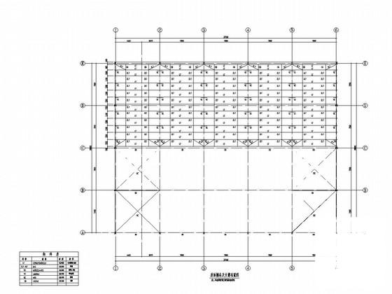 8度抗震单层钢结构置景棚结构CAD施工图纸（独立基础） - 3