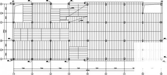两层独立基础型钢混凝土食堂结构CAD施工图纸（8度抗震） - 2