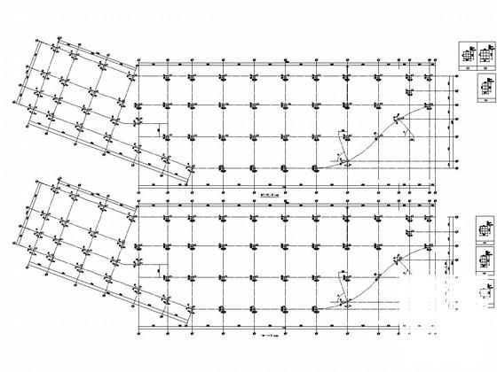 3层框架结构集中商业楼结构图纸（建筑图纸） - 3