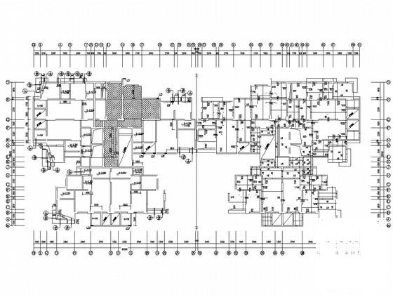 23层剪力墙结构住宅楼结构CAD施工图纸 - 2