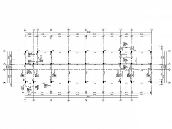 4层框架实验楼结构CAD施工图纸(桩基础)(梁钢筋图) - 5