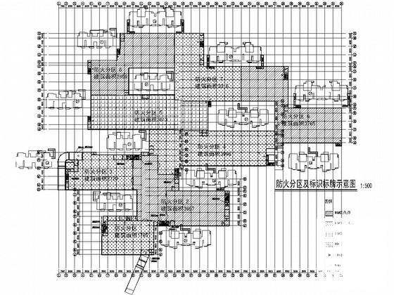 928个车位大型框架结构地下车库结构图纸（建筑图纸） - 1