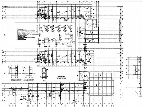 两层砖混及部分框架结构小学教学楼结构图纸(基础设计等级) - 3
