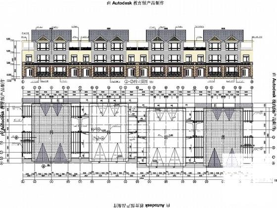 3层异形柱框架结构施工图纸（建筑施工图纸） - 1