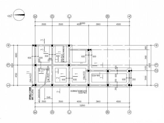 4层框架结构私人住宅楼结构CAD施工图纸(建筑设计说明) - 2