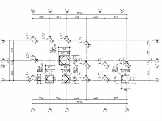 4层框架结构私人住宅楼结构CAD施工图纸(建筑设计说明) - 4