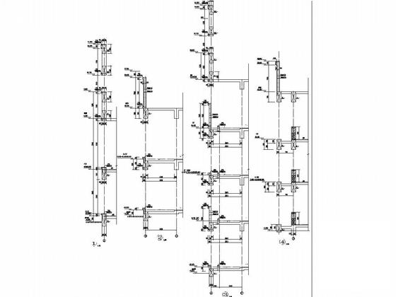 底部两层商业群裙房17层框剪结构商住楼结构CAD施工图纸 - 4