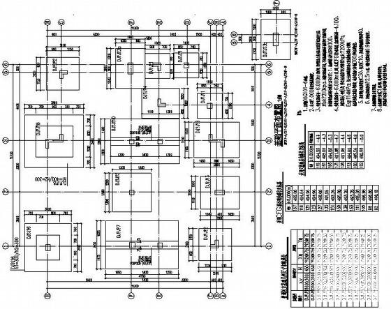 2层框架结构别墅结构CAD施工图纸（23张）(梁平法配筋图) - 1