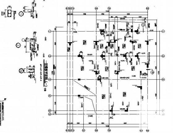2层框架结构别墅结构CAD施工图纸（23张）(梁平法配筋图) - 4