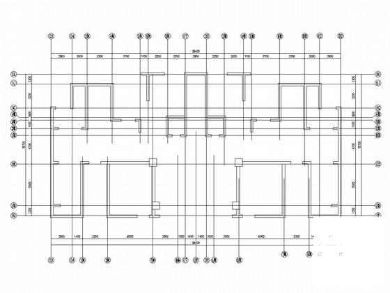 30层剪力墙结构住宅楼结构CAD施工图纸 - 1